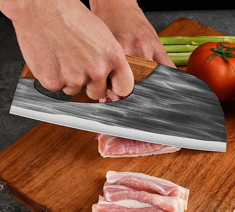 1pc Hand Forged Bone Cutter Kitchen Knife